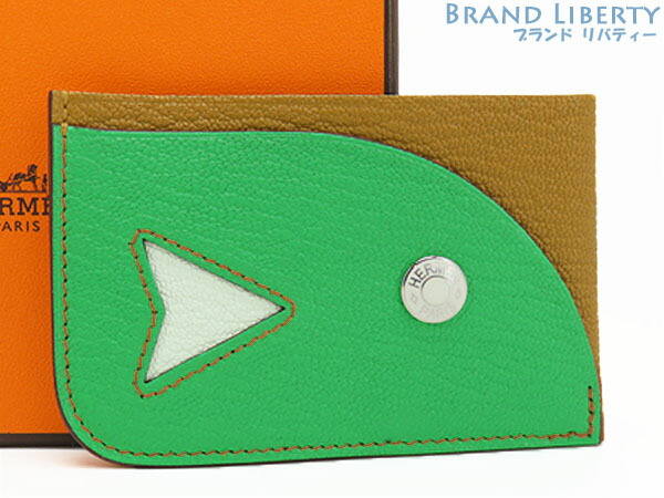 楽天市場】エルメス カードケース（カラーグリーン）（バッグ・小物