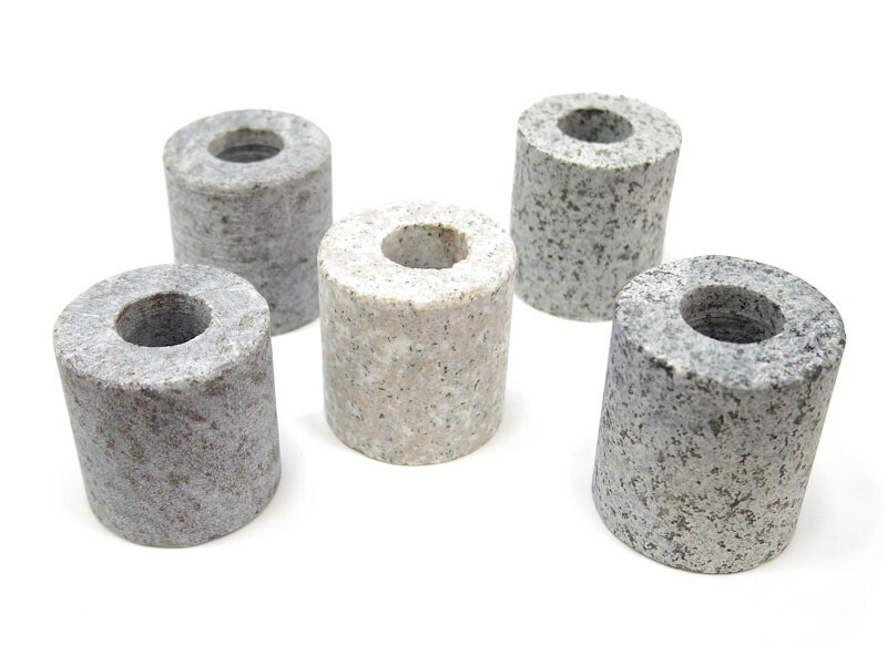 楽天市場】【御影石（ミカゲ石）】お墓用線香立て 1個【墓石用