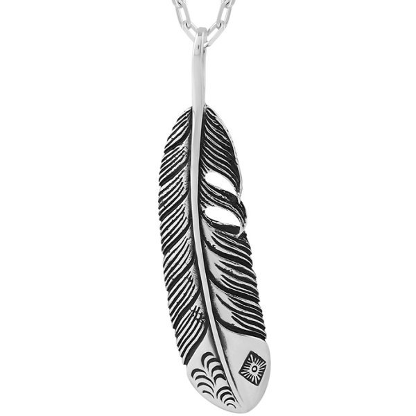 楽天市場】イーグル フェザー シルバーペンダントトップ*AQUA SILVER