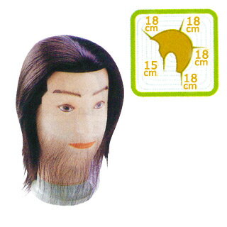 楽天市場】理容試験ウィッグ練習用 [ シェービングウィッグ