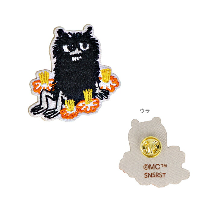 楽天市場】ムーミン 80周年記念 刺繍ピンバッジ 8種類のうちどれが届く