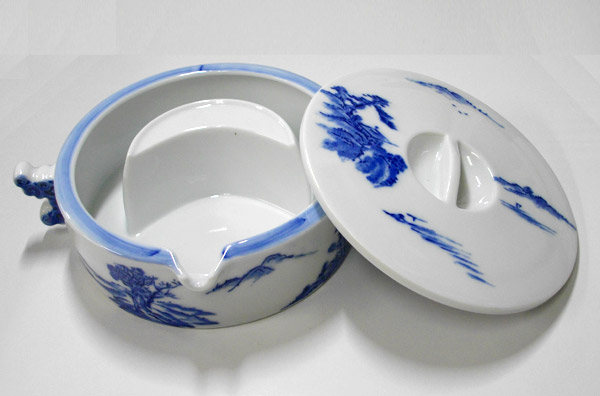 楽天市場】【ｽｰﾊﾟｰｾｰﾙ ﾎﾟｲﾝﾄ最大10倍】陶器墨池 山水【大】筆洗 筆置き