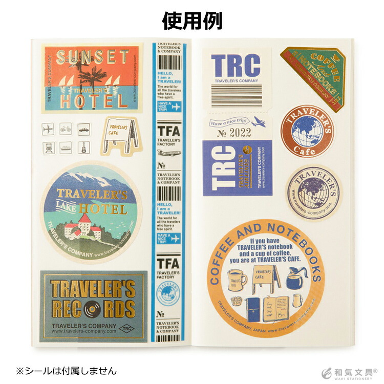 楽天市場】トラベラーズノート TRAVELER'S Notebook リフィル シール