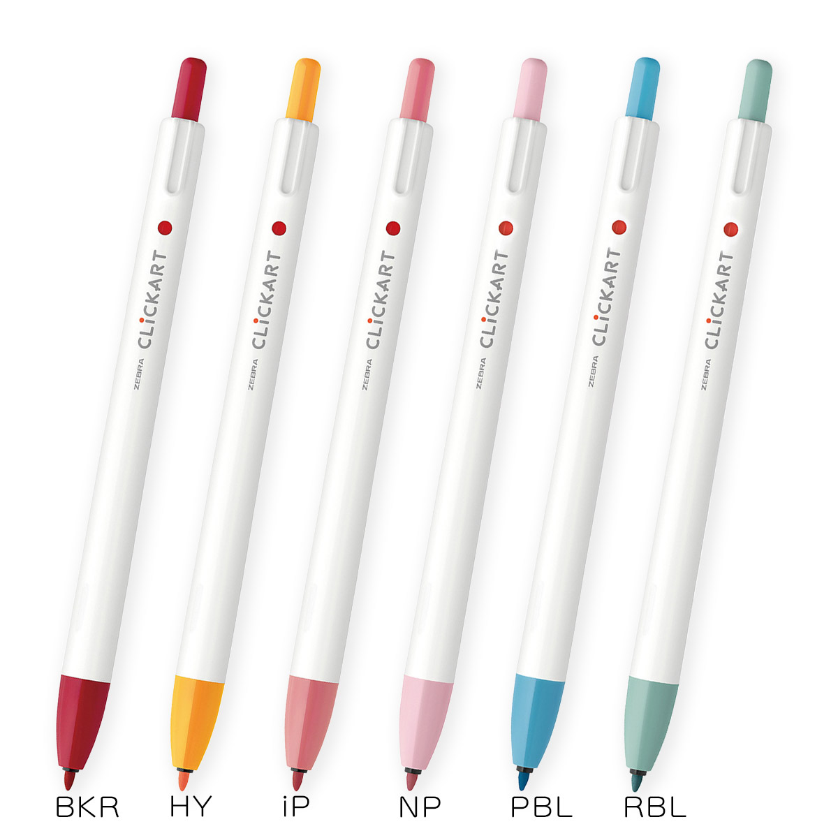 楽天市場】ゼブラ ノック式水性カラーペン クリッカート＜CLiCKART