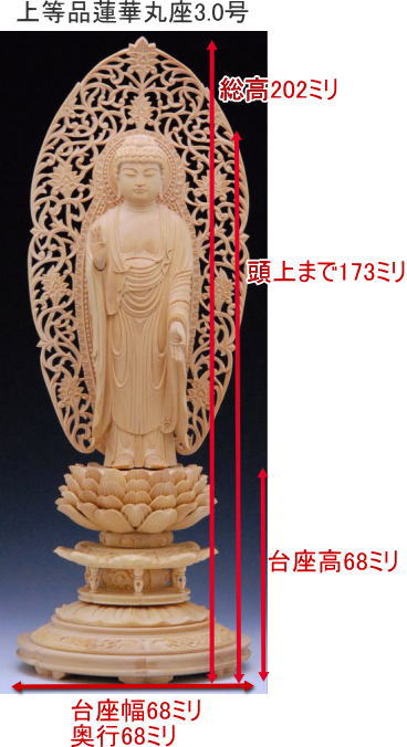 楽天市場】仏像 小さくても綺麗に彫られた ミニ仏像 浄土宗 向 上等品