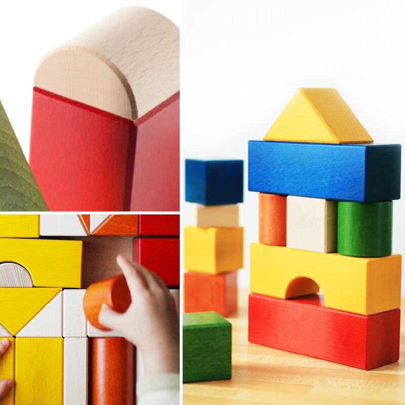 楽天市場】ボーネルンド 積み木(つみき) カラー｜【積み木の本付き