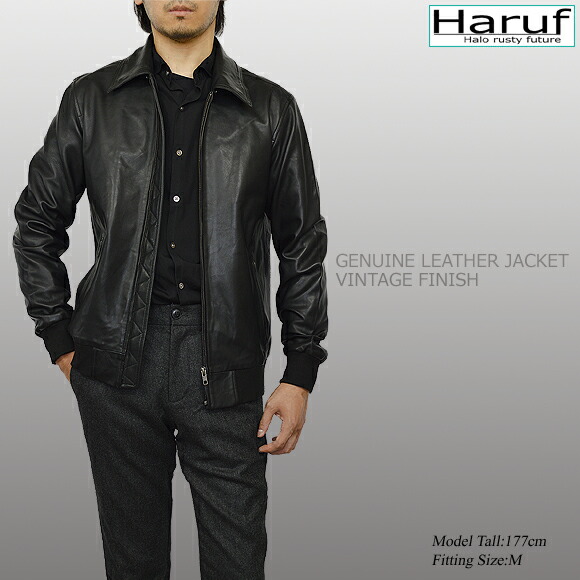 楽天市場】レザージャケット 革ジャン メンズ 本革 ボンバージャケット