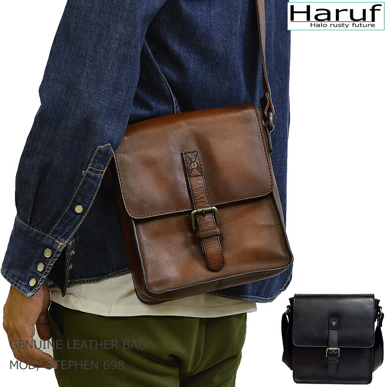 楽天市場】本革 ショルダーバック レザーバッグ メッセンジャーバッグ