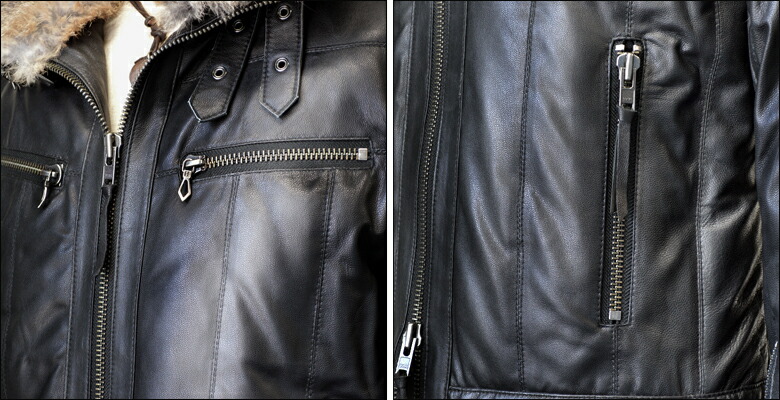 楽天市場】ライダースダウン ダウンコート レザージャケット ダウン