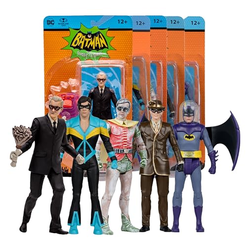 楽天市場】マクファーレントイズ DCレトロバットマン66、6パック、6