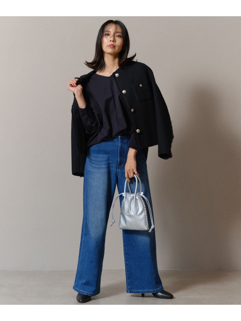 楽天市場】裏起毛ワイドデニムパンツ BARNYARDSTORM バンヤード