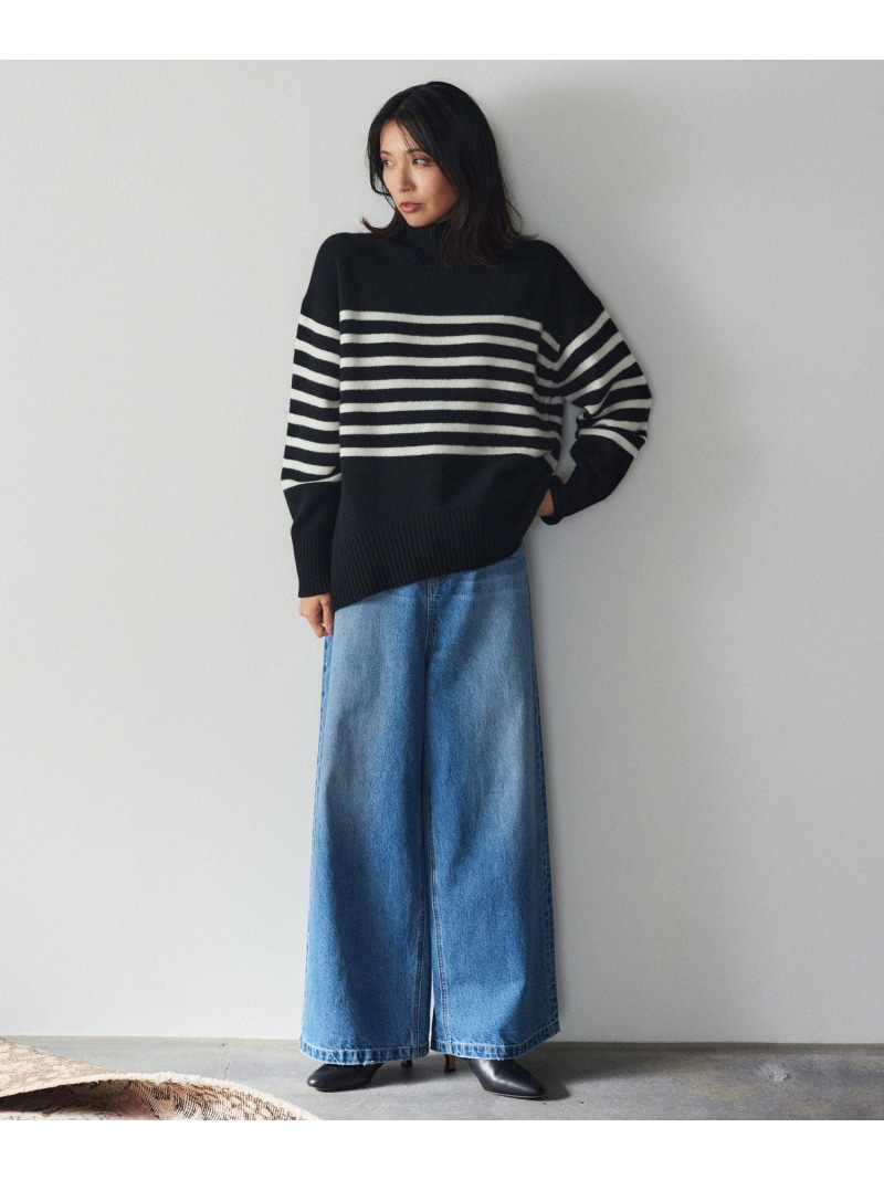 楽天市場】裏起毛ワイドデニムパンツ BARNYARDSTORM バンヤード