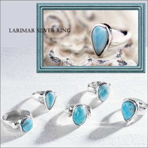 楽天市場】ラリマー シルバー リング 指輪 レディース 天然石