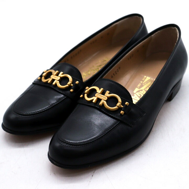 楽天市場】FERRAGAMO フェラガモ ローファー ガンチーニ ブランド