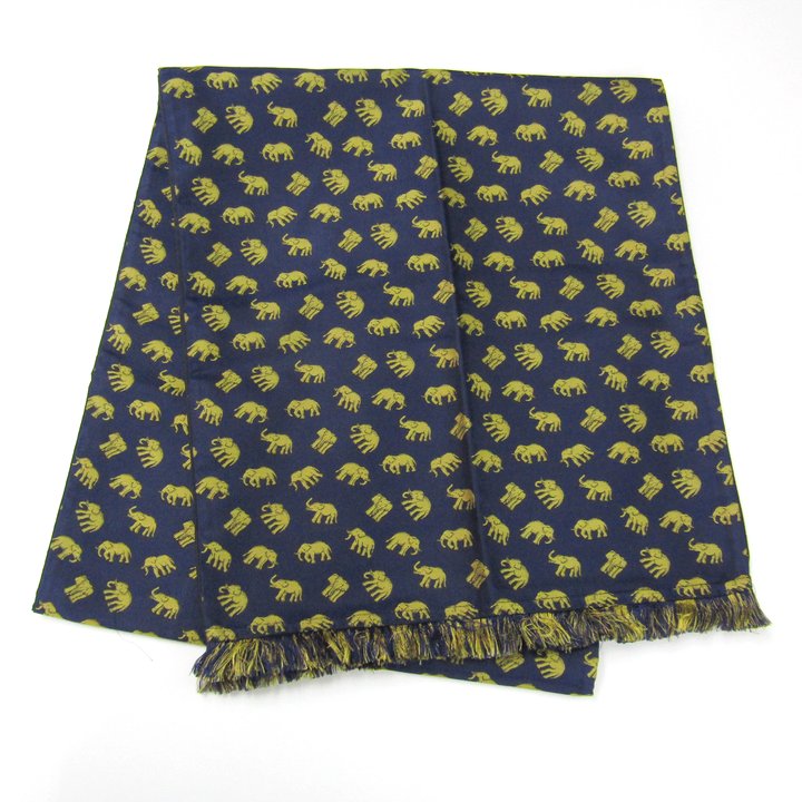 JIM THOMPSON ジャガード織シルク、カシミヤ混ストール S115261556