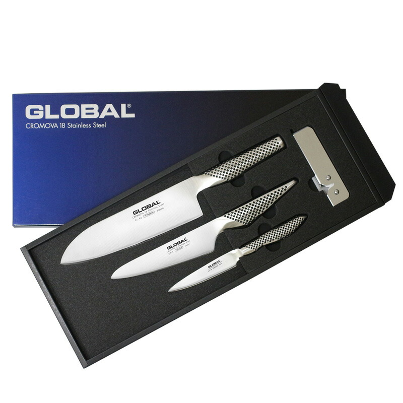 楽天市場】Sセール中+4倍/ 包丁セット GLOBAL 「 三徳4点セット GST