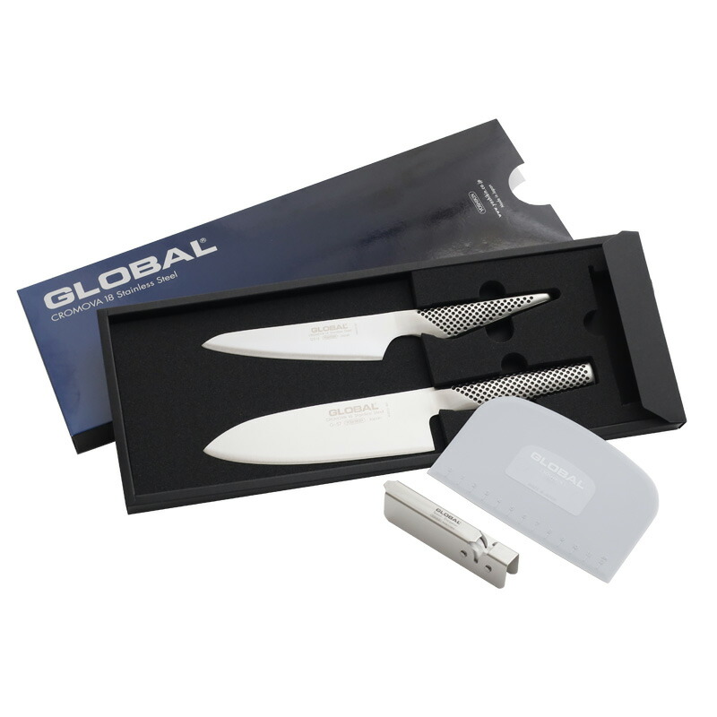 楽天市場】Sセール中+4倍/ 包丁セット GLOBAL 「 三徳(16cm)3点セット