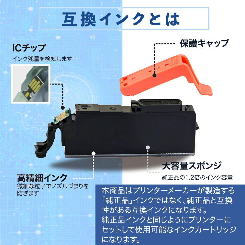 楽天市場】KNI-6CL-L KNI カニ 互換インク 6色セット EP-887AW / EP