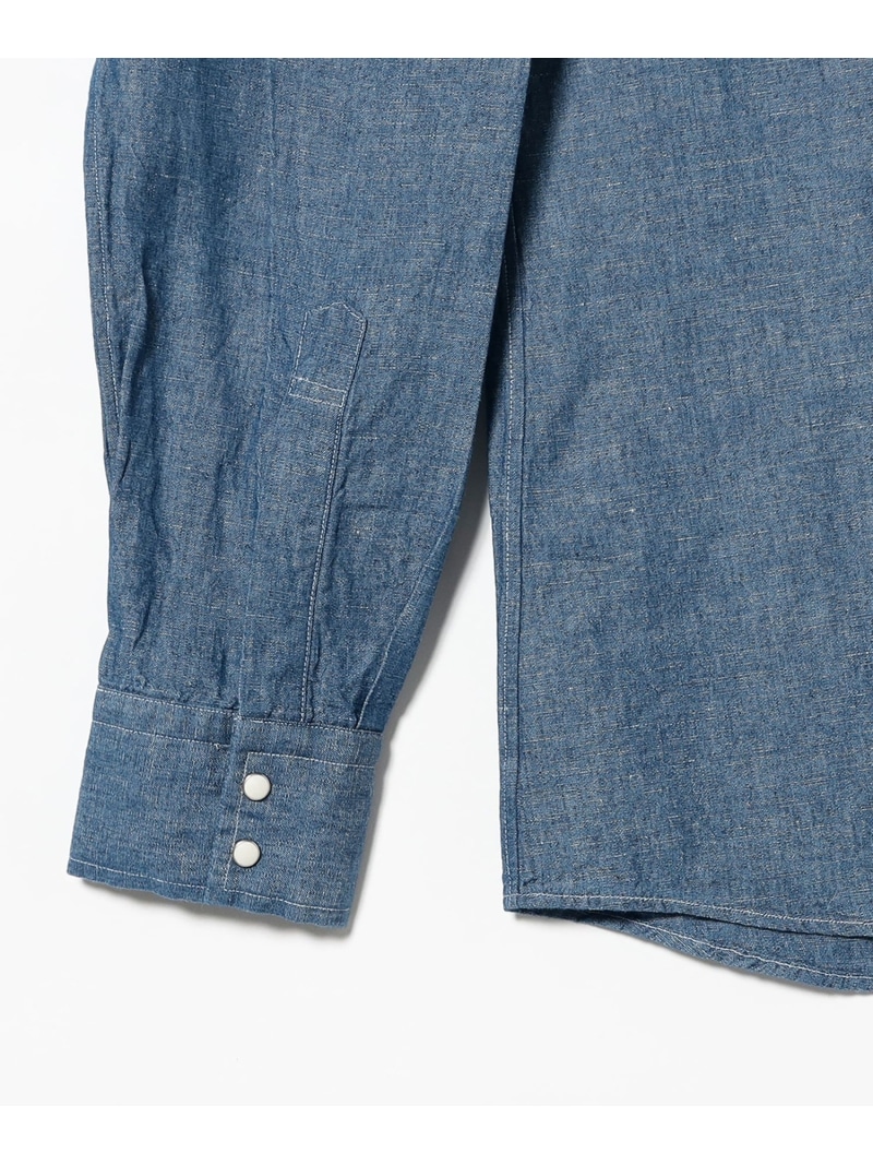 楽天市場】【SALE／20%OFF】コットンリネン シャンブレー ウエスタン