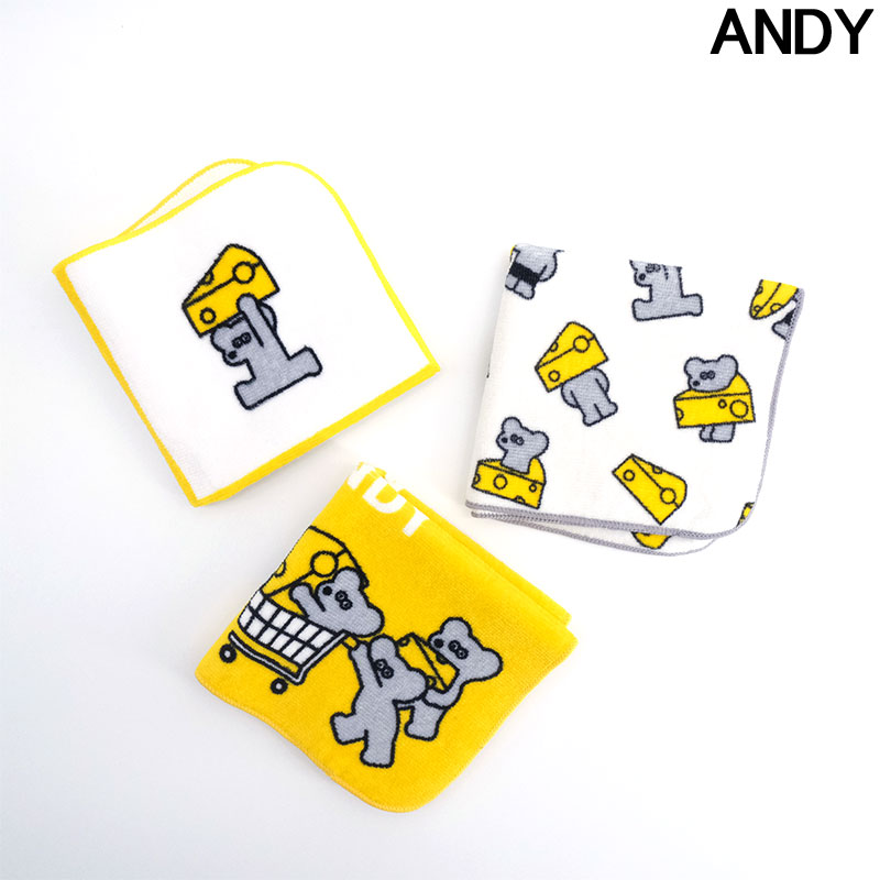 楽天市場】アンディ タオルハンカチ プチタオル ねずみのANDY 松本