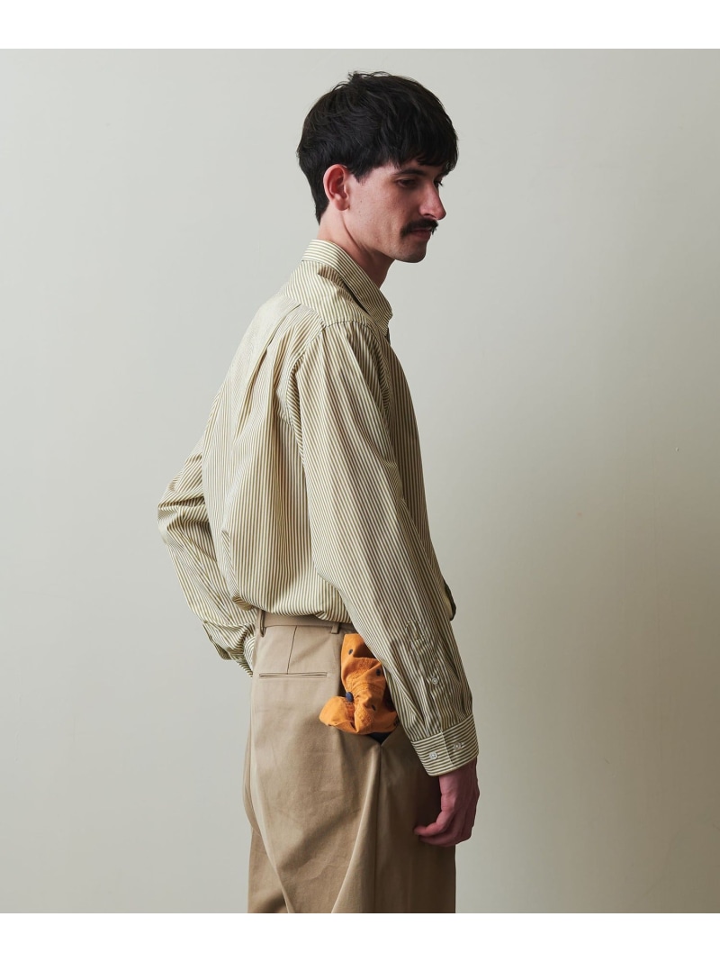 24AW Steven Alan 200/2 ロンドンストライプレギュラーカラー Steven