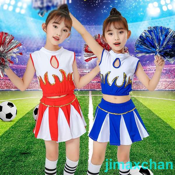 楽天市場】新生活 チアリーダー チアガール衣装 キッズ ダンス衣装