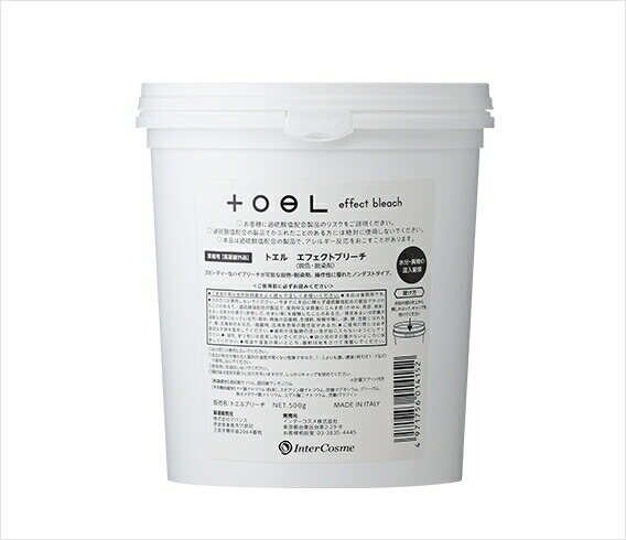 楽天市場】インターコスメ トエルエフェクトブリーチ 500g