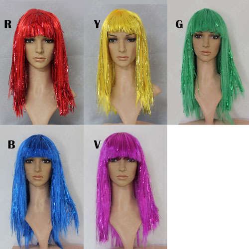 楽天市場】キラキラ セミ ロングヘア ヘア 鬘イベント 余興 仮装