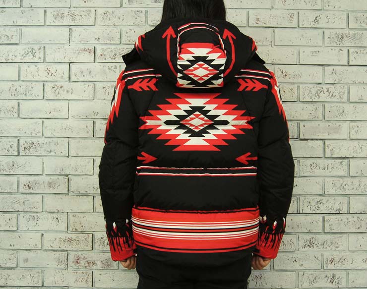 楽天市場】RLX ラルフローレン RLX ネイティブ柄 フーデッド ダウン