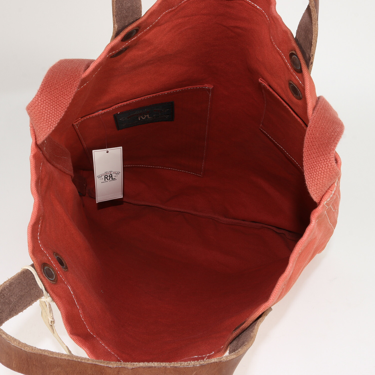 楽天市場】RRL ダブルアールエル バッグ レザー ハンドル キャンバス