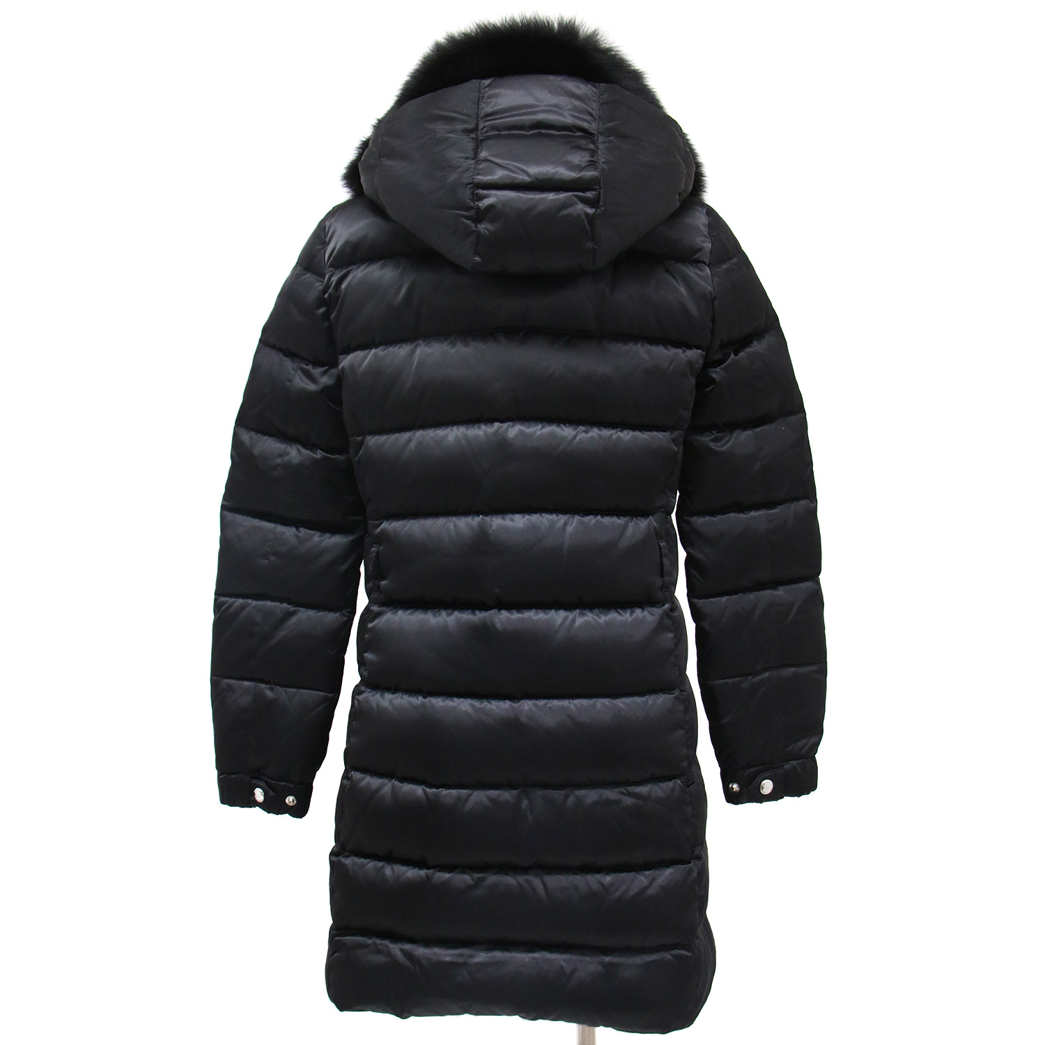 楽天市場】PRADA プラダ ダウン コート ロング ブラック 黒 38(M