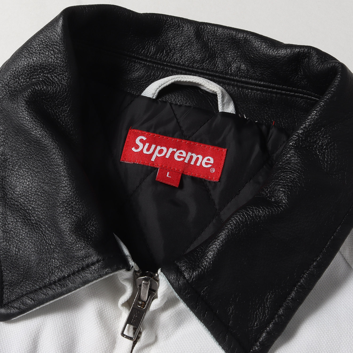 楽天市場】Supreme シュプリーム ジャケット 襟レザー キャンバス
