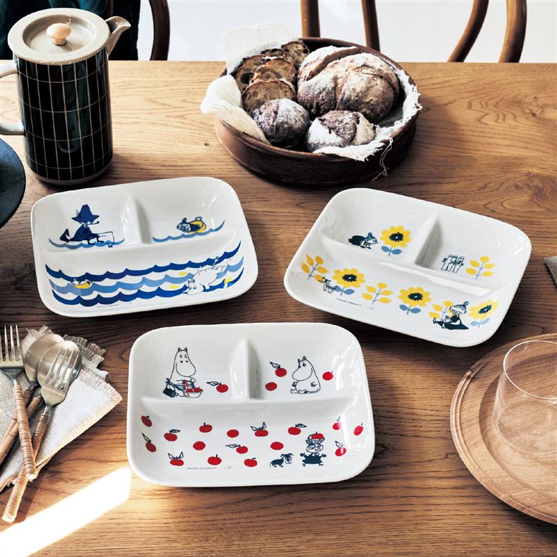 楽天市場】[日本製] ムーミン ランチプレート 仕切り皿 | 幅約21.5cm