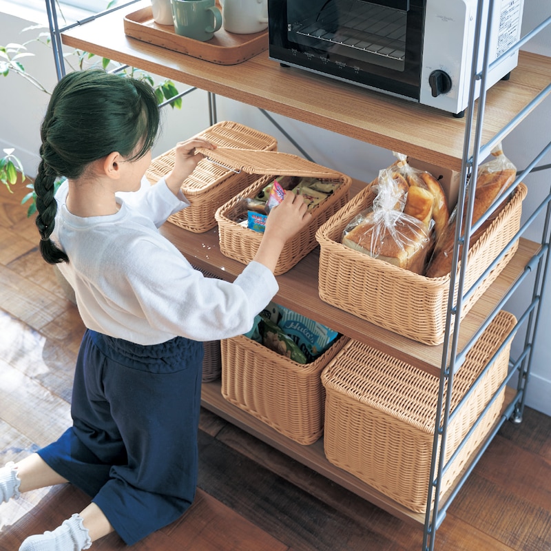 楽天市場】【20%OFF! 3/3 20:00-3/11 9:59】洗える ラタン調 収納