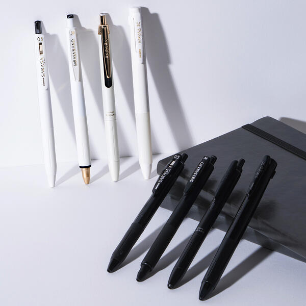 楽天市場】ジェルボールペン「サラサ」限定モノクロームシリーズ4点