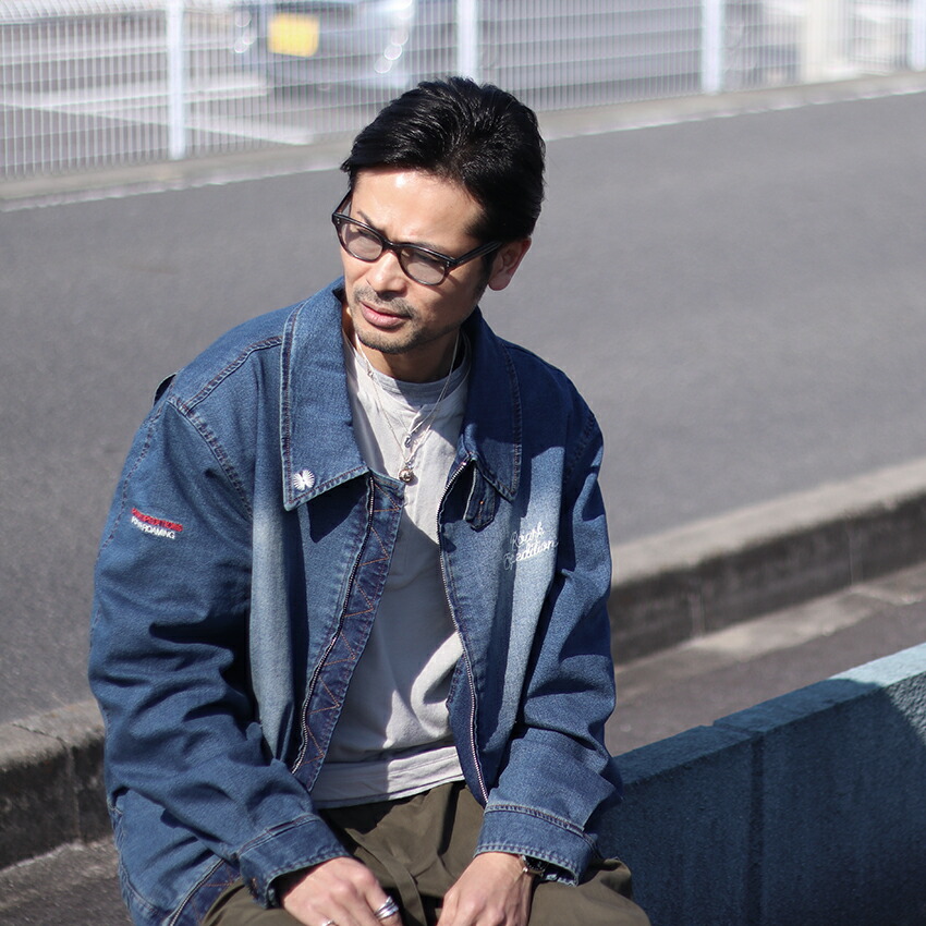 楽天市場】ROARK ロアーク 刺繍 デニムジャケット RJJ1200 ストーン