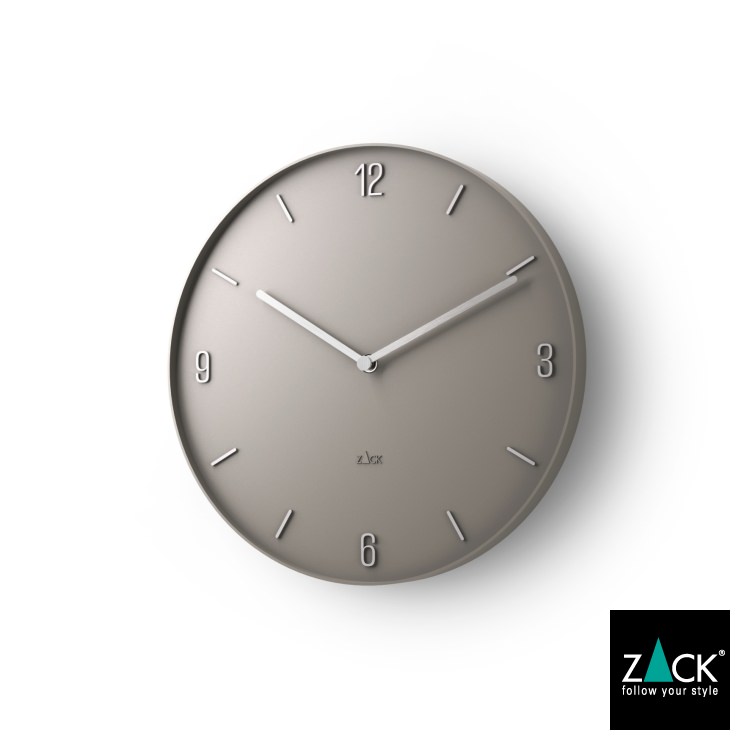楽天市場】ウォールクロック グレー｜ZACK 60057 PREVO クロック 30cm