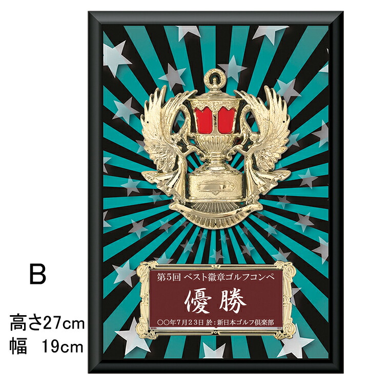 楽天市場】盾 楯 送料無料 文字無料 高さ270mm 盾 送料無料 表彰盾