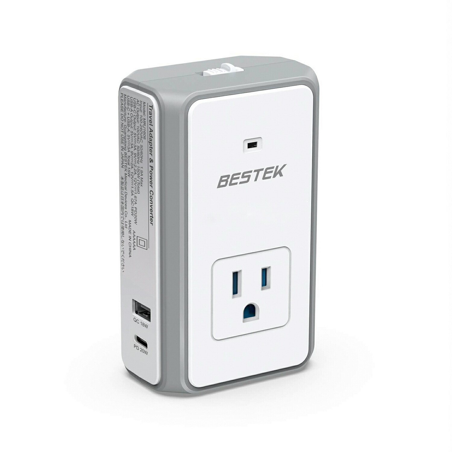 楽天市場】BESTEK 正弦波 海外旅行用変圧器 150W 5in1セット 海外