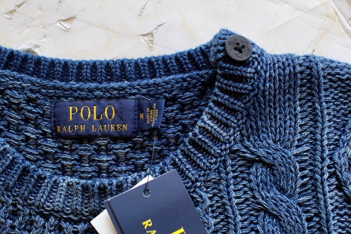 楽天市場】RALPH LAUREN(ラルフローレン)CABLE COTTON SWEATER VINTAGE