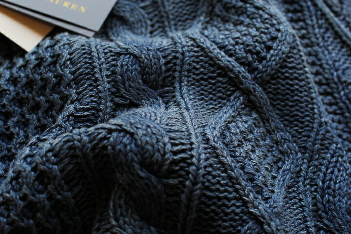 楽天市場】RALPH LAUREN(ラルフローレン)CABLE COTTON SWEATER VINTAGE