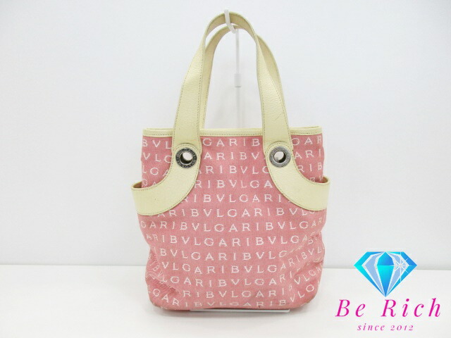 楽天市場】ブルガリ BVLGARI ミニ ハンドバッグ トートバッグ ロゴ