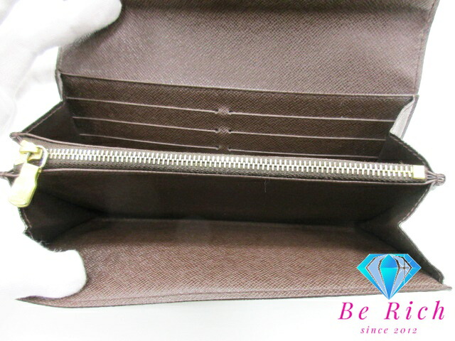 楽天市場】ルイ ヴィトン LOUIS VUITTON 二つ折り財布 長財布 ダミエ