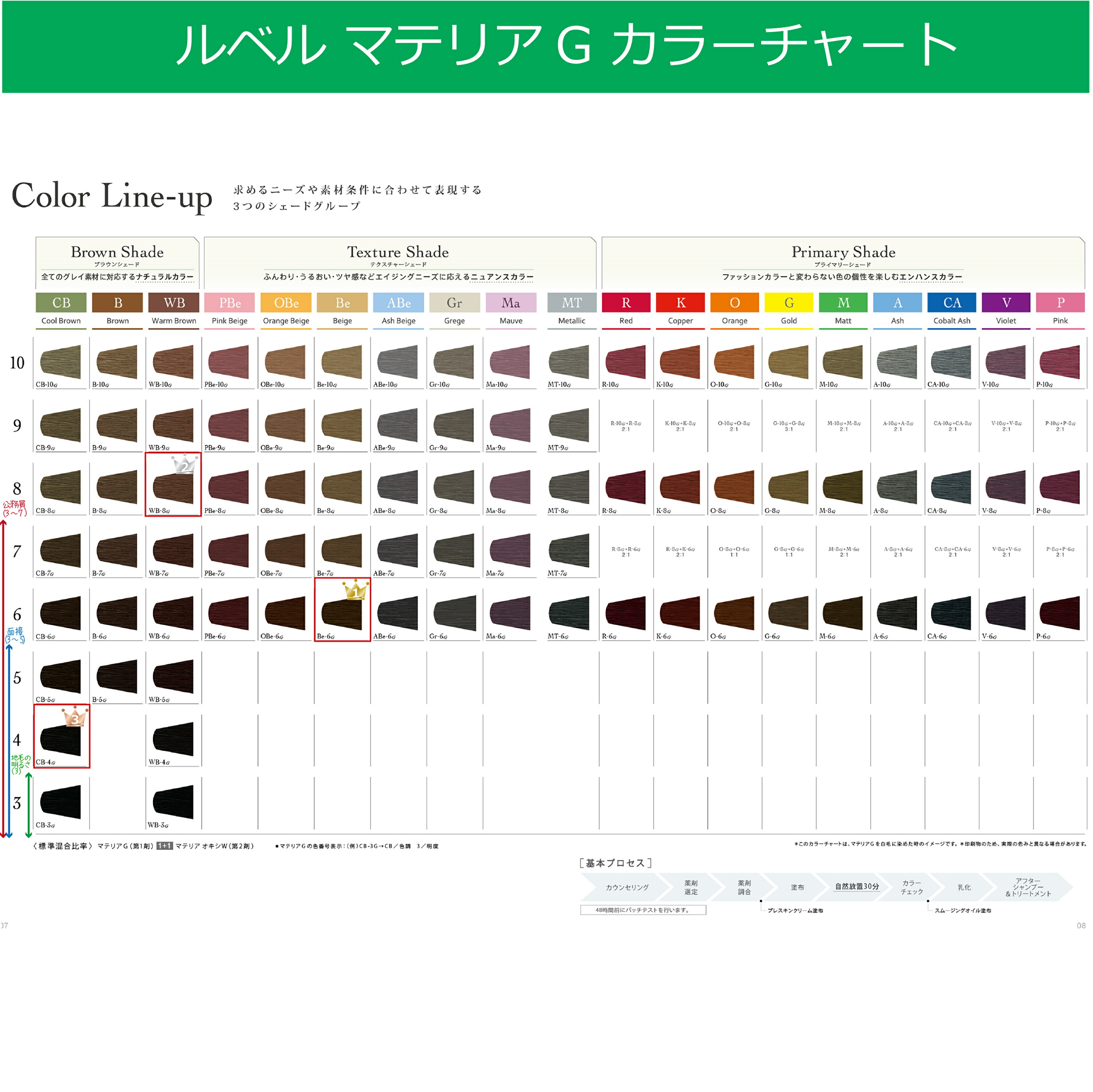 楽天市場】白髪染め ルベル マテリアG 120g 1本と オキシW 1000ml