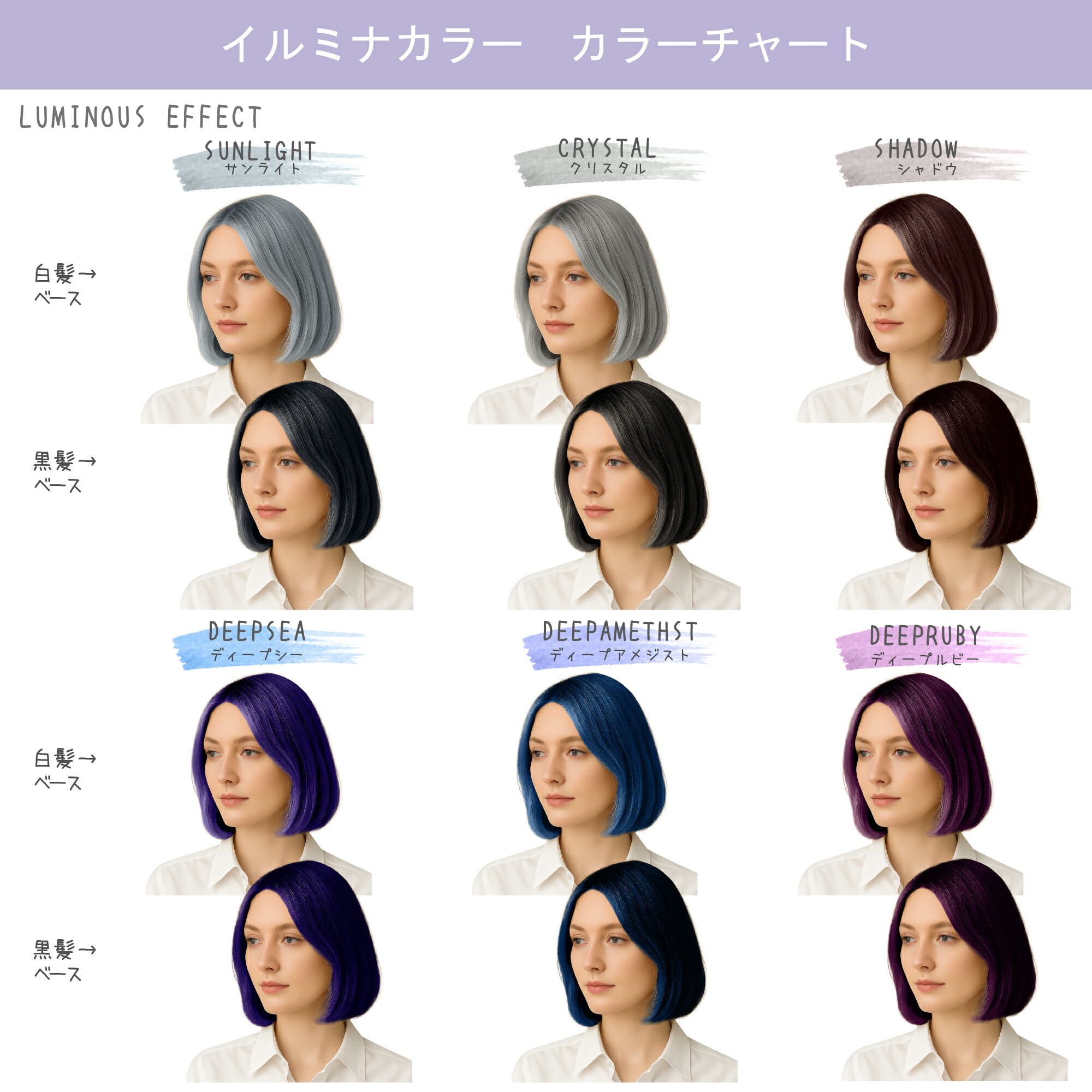 楽天市場】ウエラ イルミナカラー 1本 【全71色】 透明感・ツヤ髪に