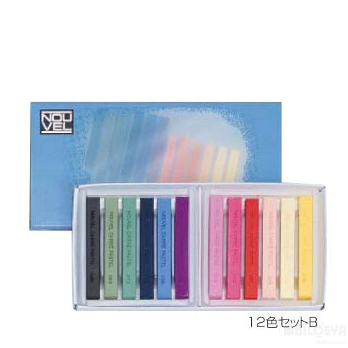 楽天市場】ヌーベル カレーパステル(ハードタイプ) 12色セットB（絵具