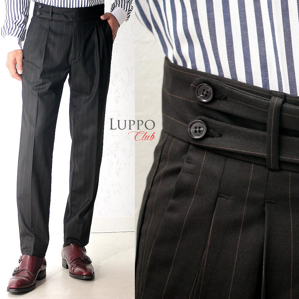 楽天市場】スラックス タイト 細身 ストライプ ピンストライプ メンズ