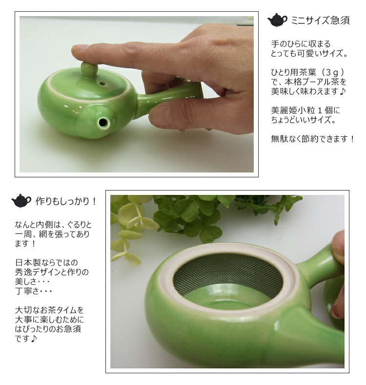 楽天市場】中国茶器 ミニ急須 日本製 中国茶 プーアル茶 烏龍茶 アジア