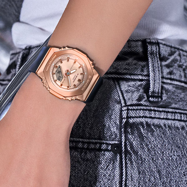 楽天市場】Gショック レディース 腕時計 メタルベゼル ウレタンバンド