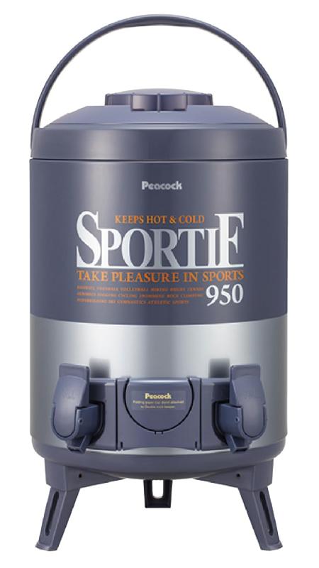 ピーコック魔法瓶工業 ダブルコックキーパー(広口タイプ) 9.5L INW-100